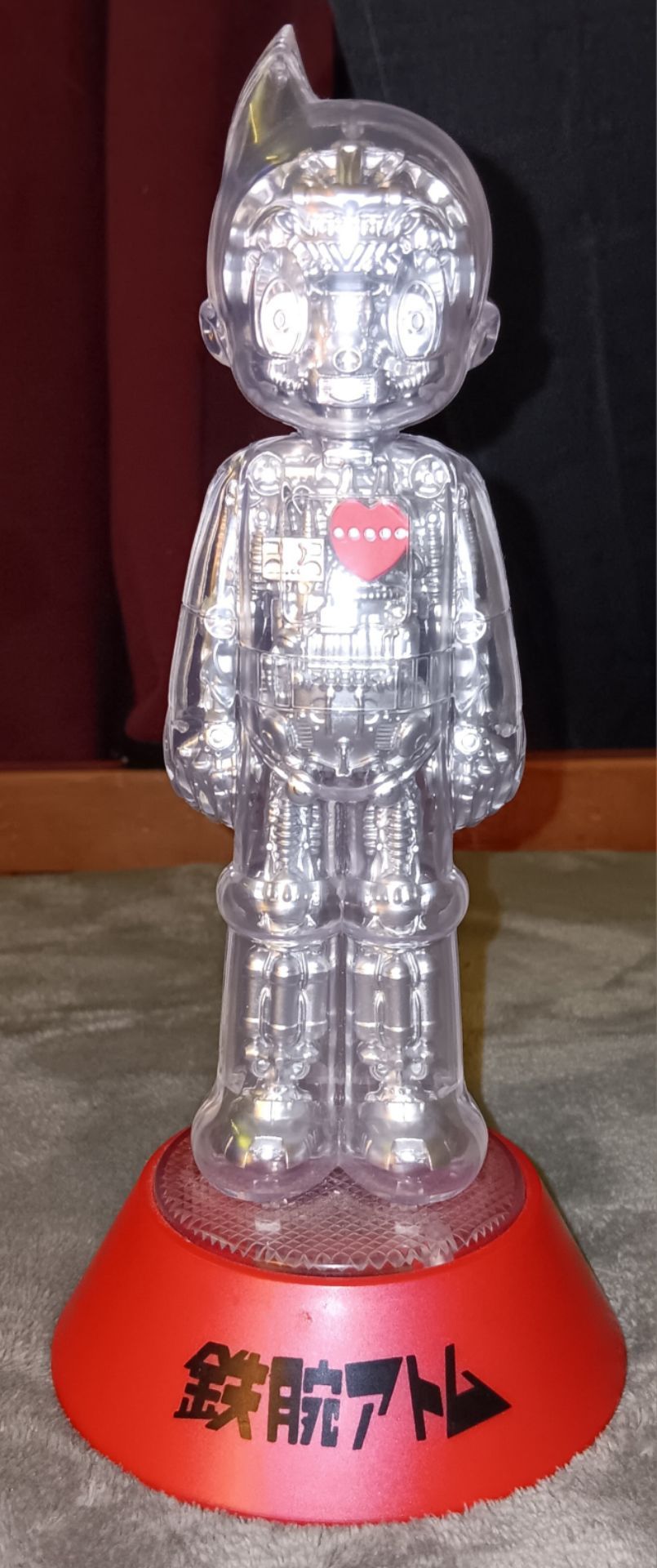 RARE Astro Boy Crystal Light Up Figure LED Lamp Works Perfect