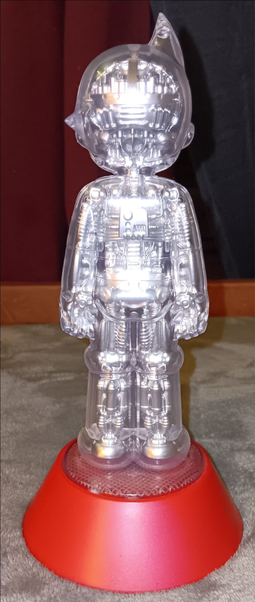 RARE Astro Boy Crystal Light Up Figure LED Lamp Works Perfect - photo 2