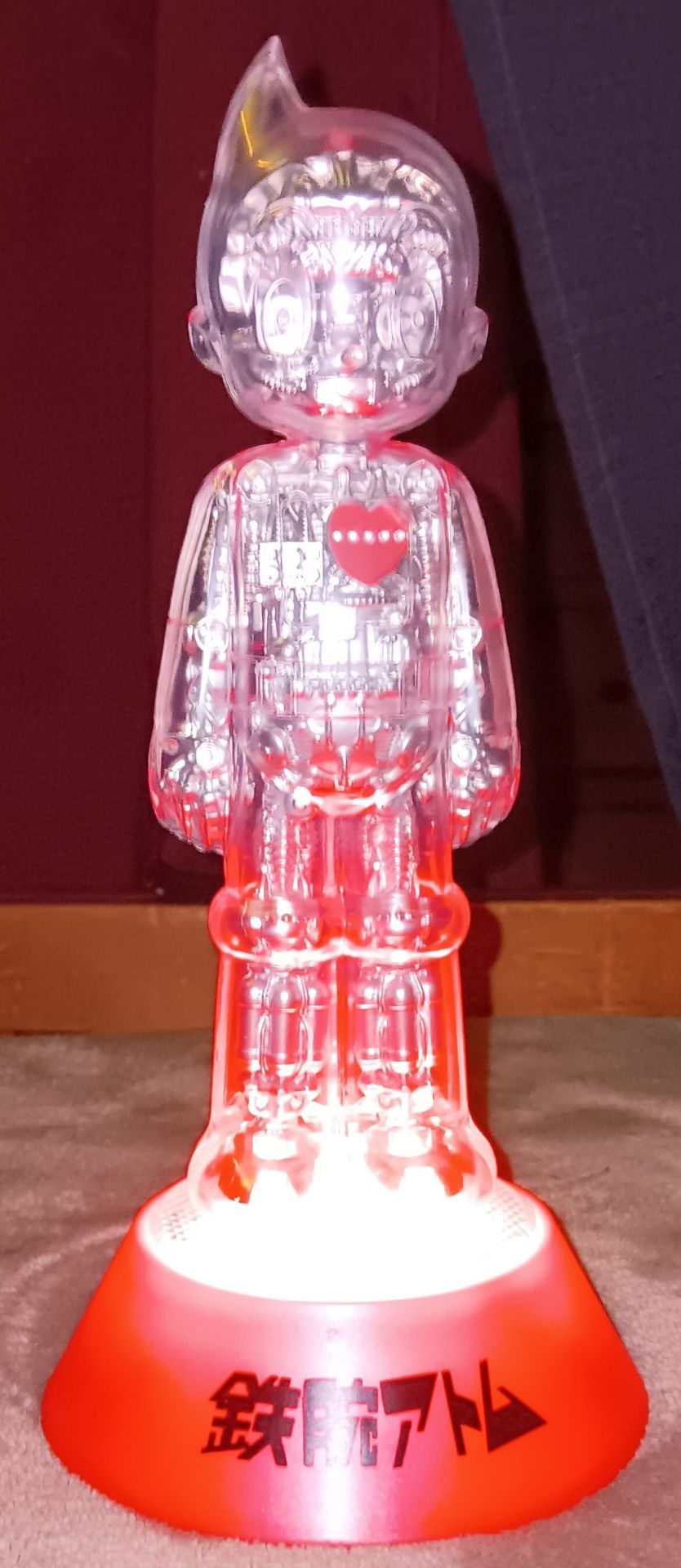 RARE Astro Boy Crystal Light Up Figure LED Lamp Works Perfect - photo 4
