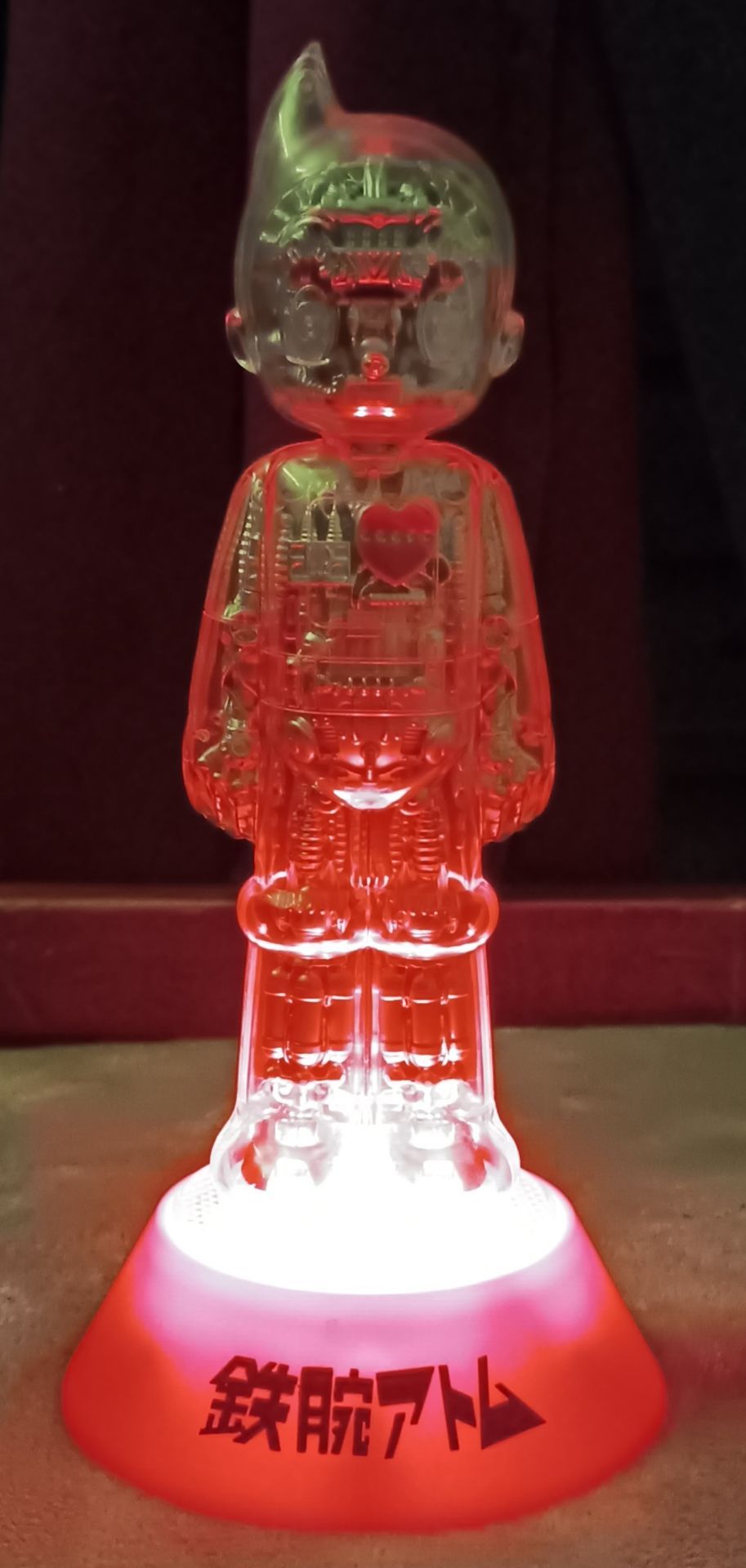 RARE Astro Boy Crystal Light Up Figure LED Lamp Works Perfect - photo 5