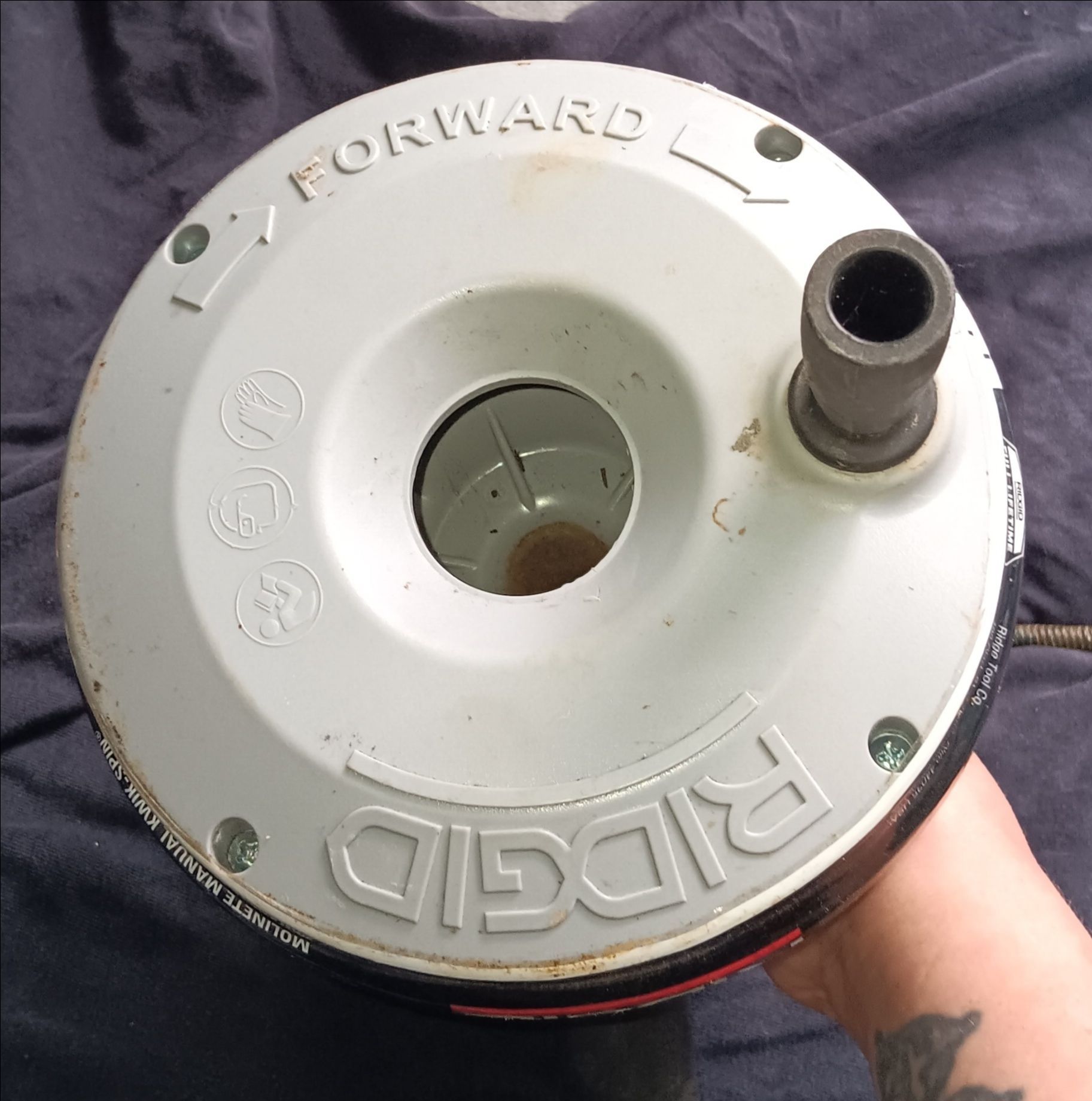 RIDGID Kwik Spin Hand Spinner Drain Snake - 25 ft - Model 41348 - photo 2