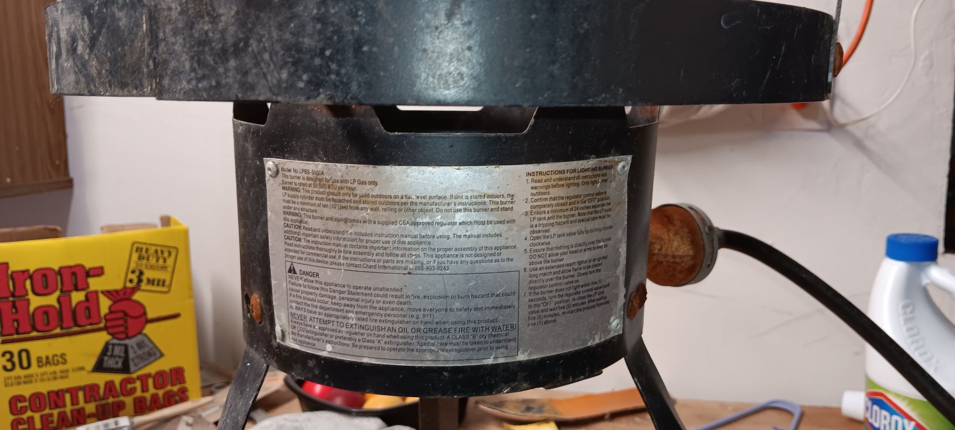 Commercial High Pressure Propane Burner Stand - photo 4