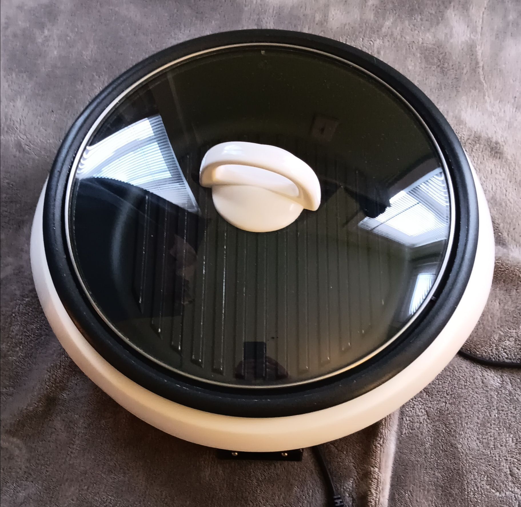 Crofton 3-in-1 Electric Indoor Grill, Hot Pot, and Steamer