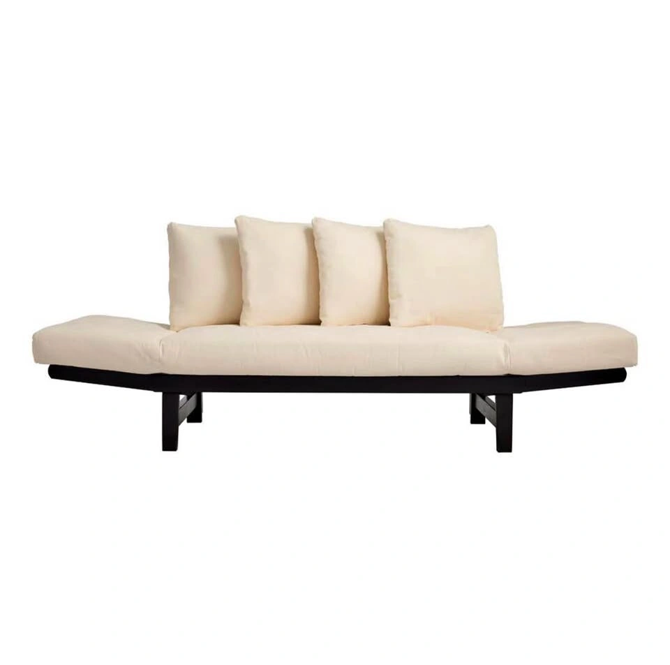 World Market Espresso Wood Studio Outdoor Day Sofa