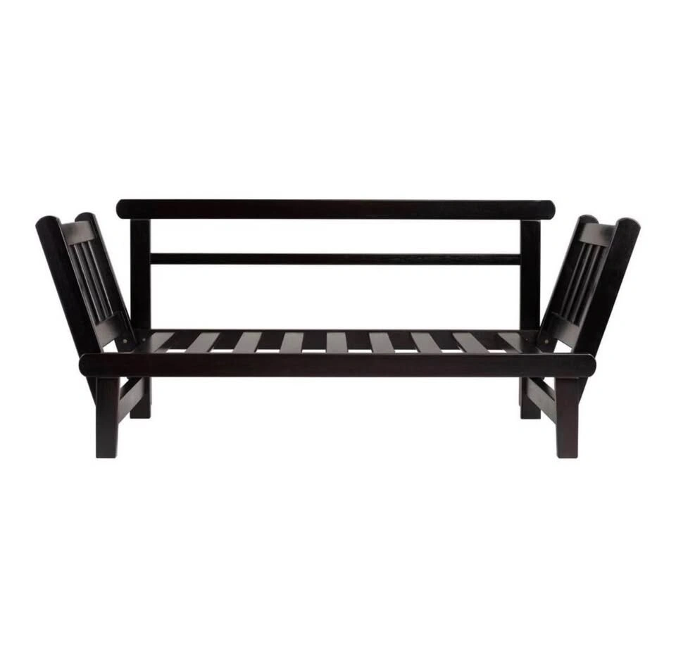 World Market Espresso Wood Studio Outdoor Day Sofa - photo 3