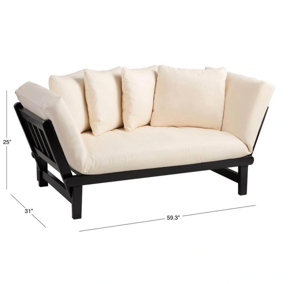 World Market Espresso Wood Studio Outdoor Day Sofa - photo 4