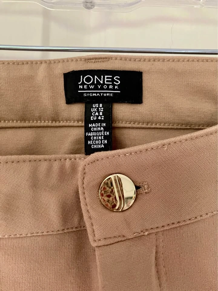 Women’s khaki brown pants size 8/medium - Jones New York - photo 3
