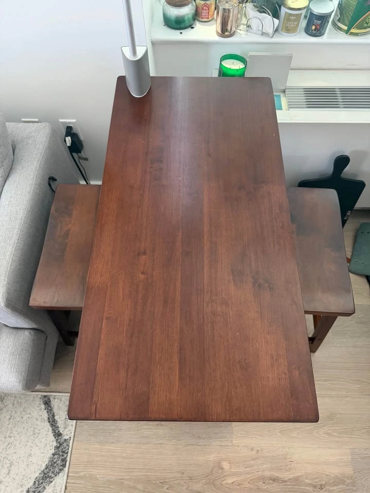 High Top Dining Table with two Stools 38x18 - photo 3