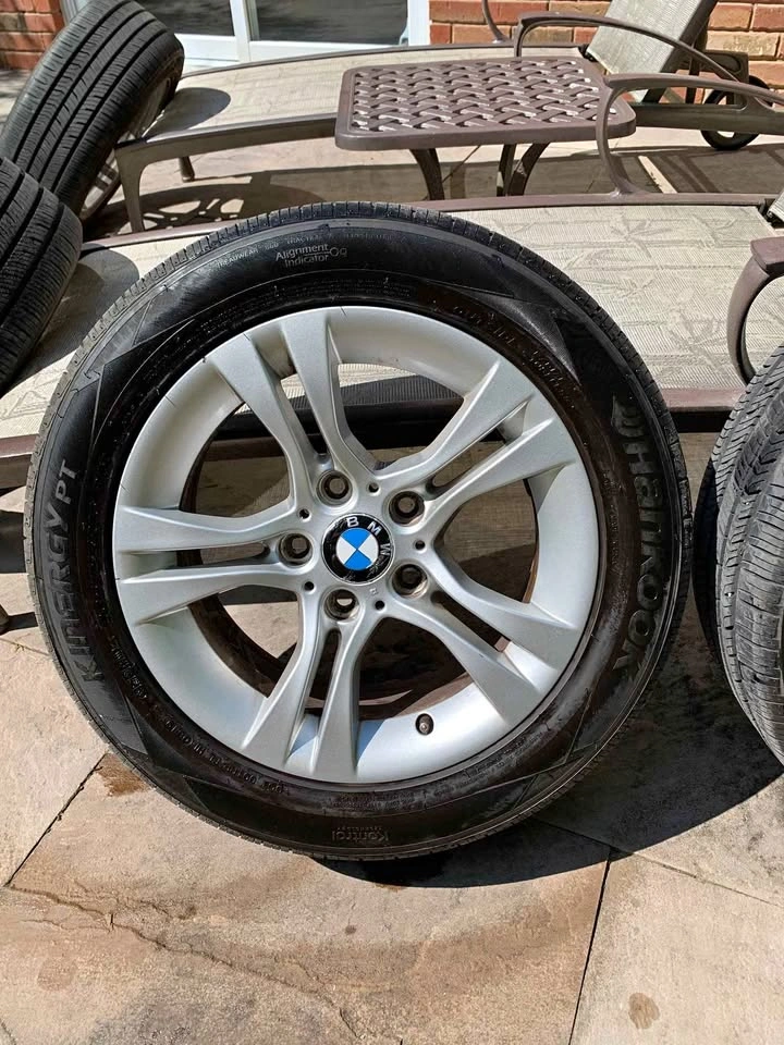 16" BMW rims w/like-new Hancook tires