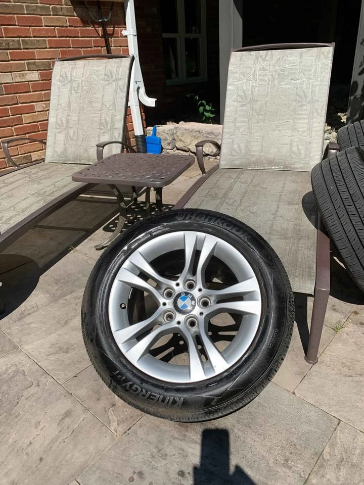 16" BMW rims w/like-new Hancook tires - photo 3