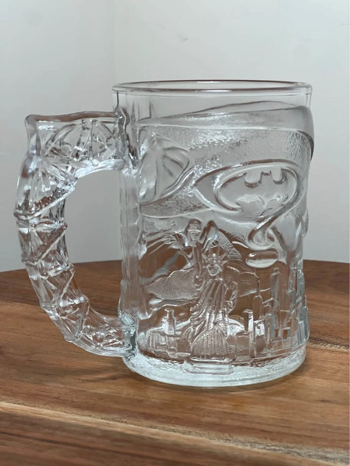 1995 McDonald's Batman Forever Clear Glass Mugs – Complete set - photo 3