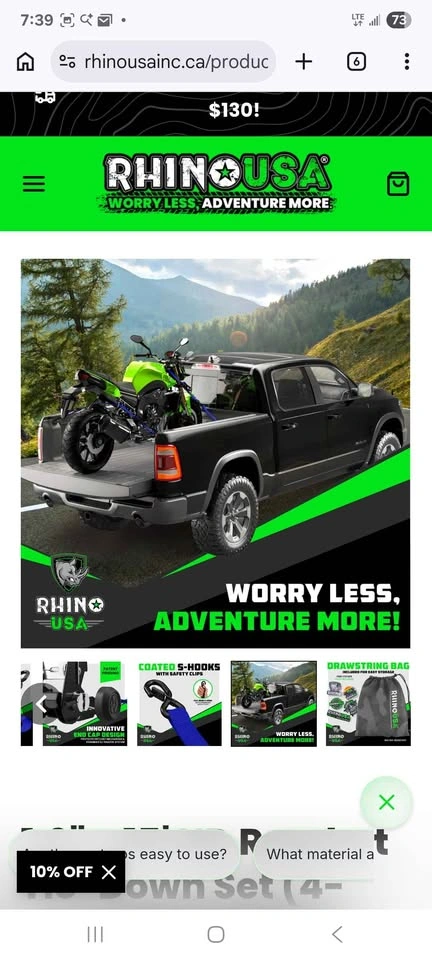 heavy duty tie down kit - photo 3