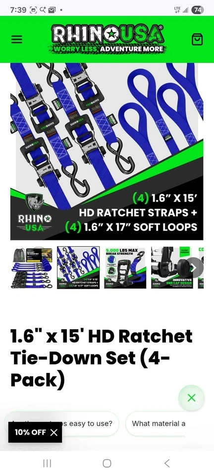 heavy duty tie down kit - photo 4