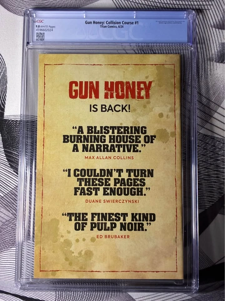 Gun Honey Collision Course 1 CGC 9.8 - photo 2
