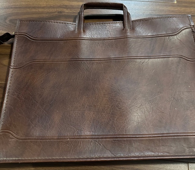 Price drop!!! Vintage Stradellina Brown Leather Men's Bag - photo 3
