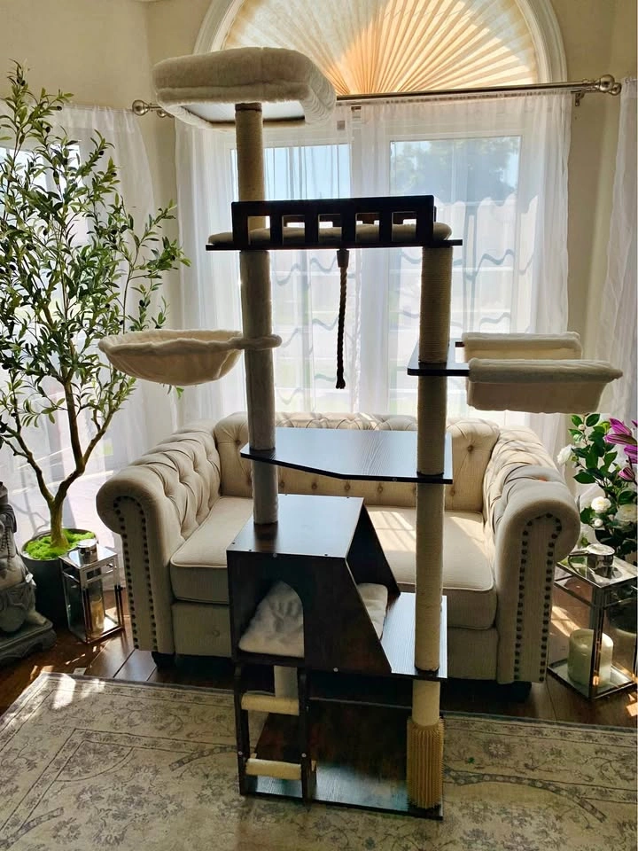 🌳🐱 NEW Hey-brother Modern 72” Cat Tree
