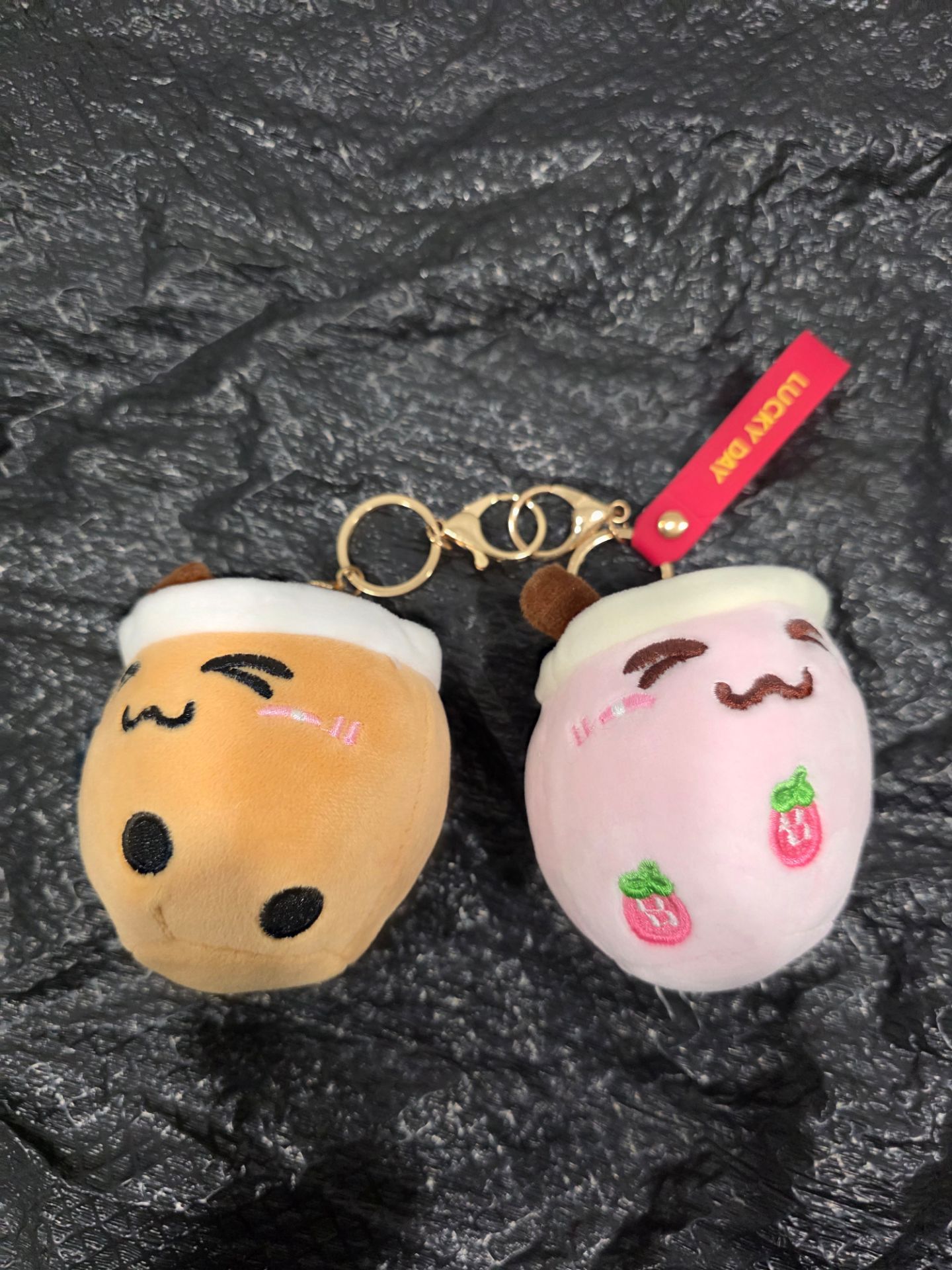 Boba friendship keychain