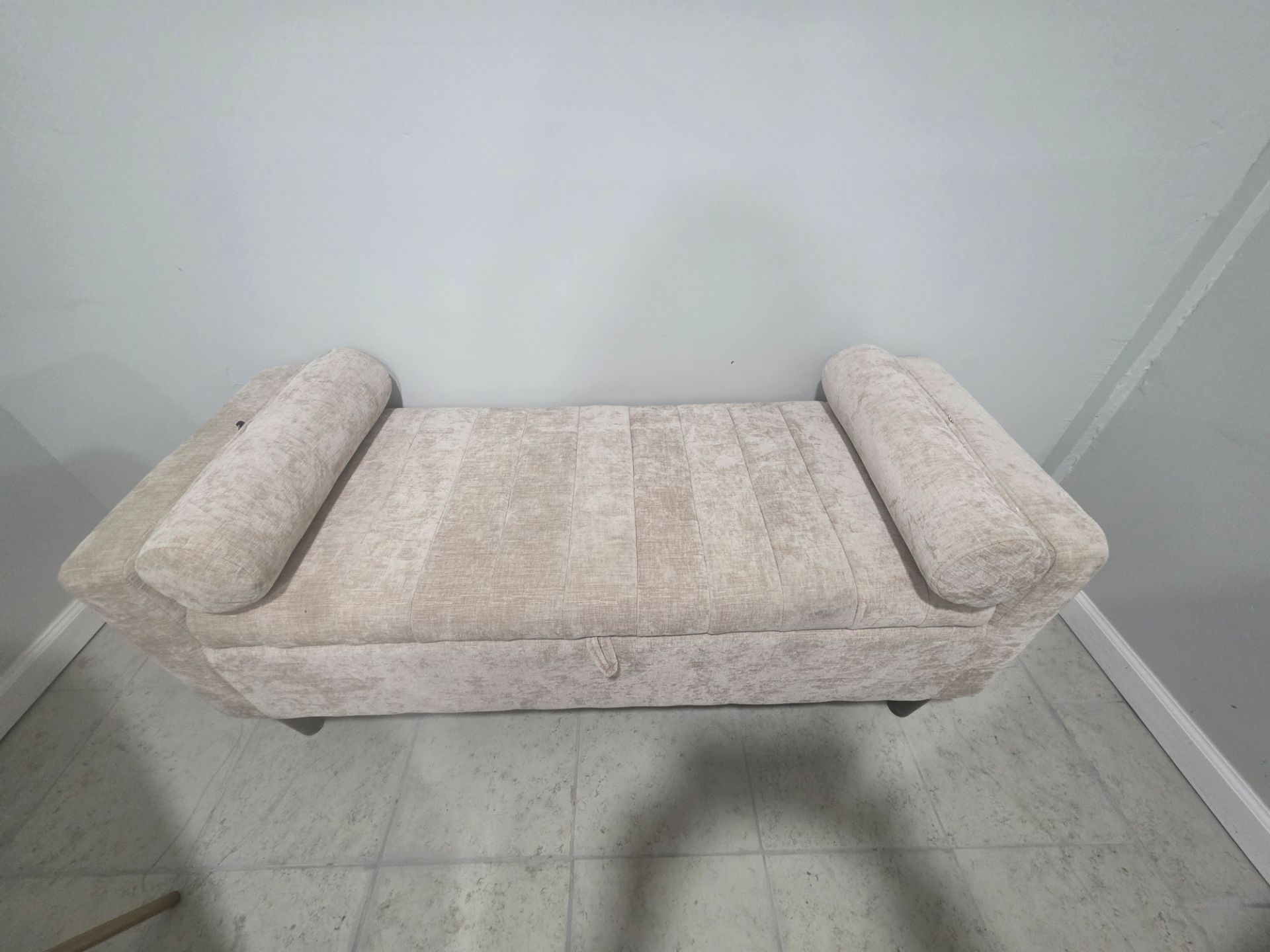 2 living chairs and bench storage - photo 2