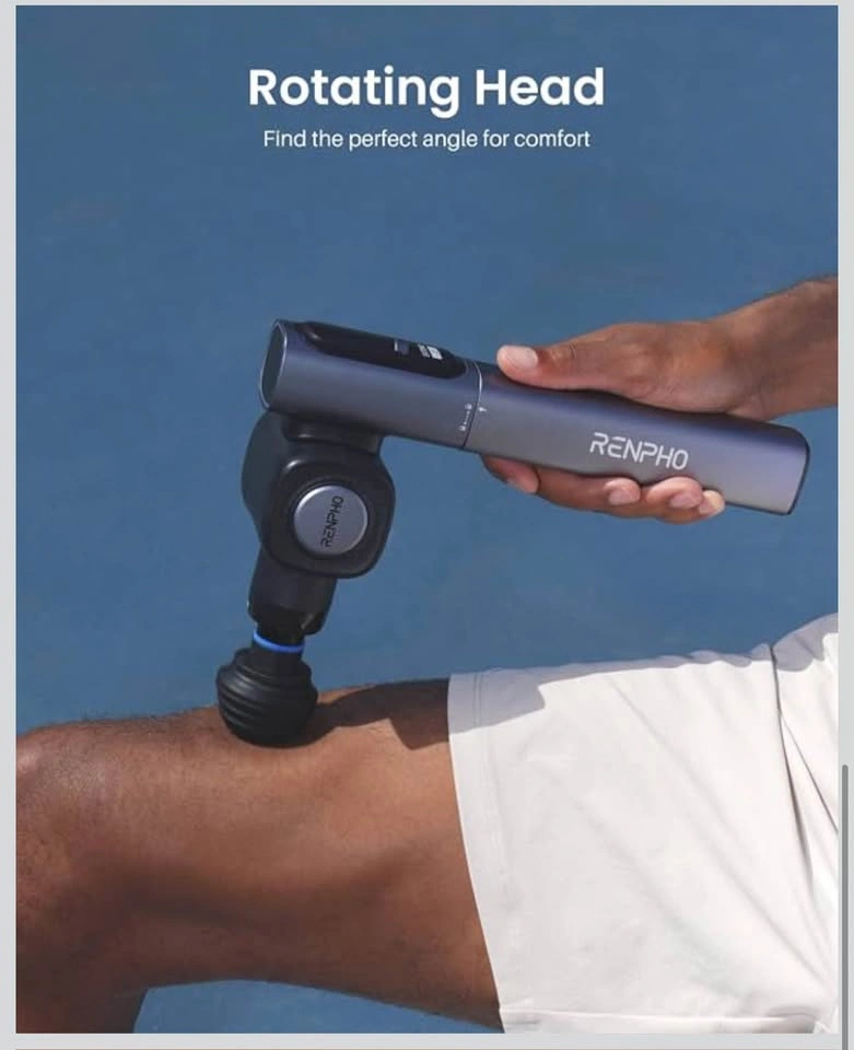 RENPHO Foldable 2-in-1 Massage Gun with Extendable Handle - photo 3