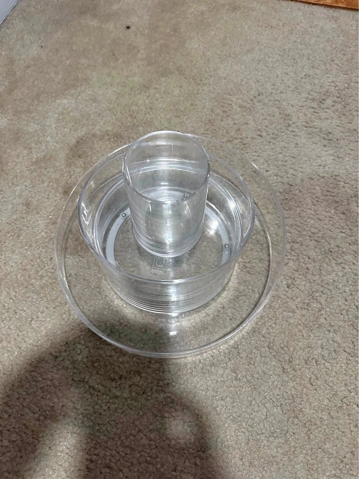 Clear Plastic Rotating Lazy Susan Organizer