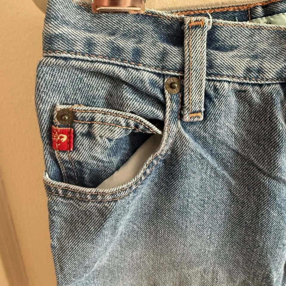 VTG 90s Mudd Flare Jeans Womens Button Fly Medium Wash Denim - photo 2