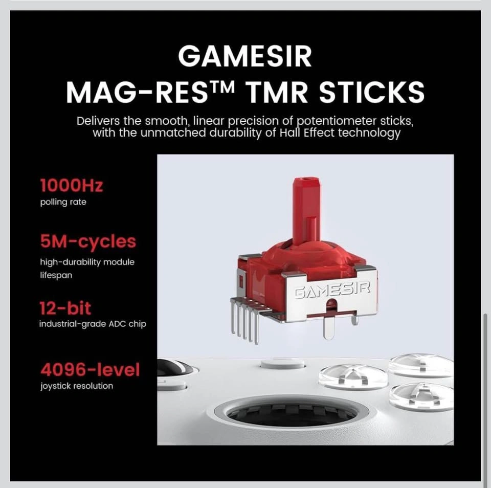 GameSir G7 Pro Xbox Controller TMR Sticks Hall Effect - photo 3