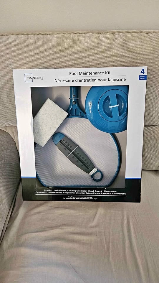 Mainstays Pool Accessory Kit with 4 Total Items
