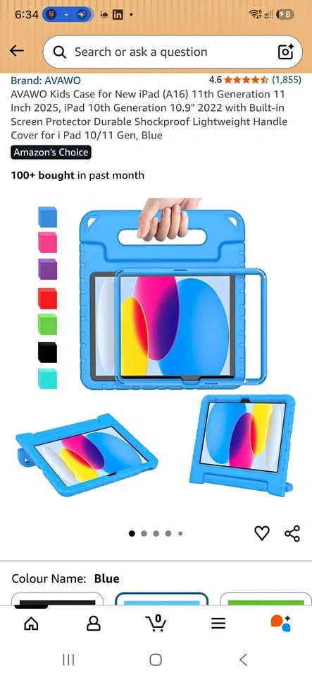 Kids Case for iPad 11th Gen (2025) & 10th Gen (2022)