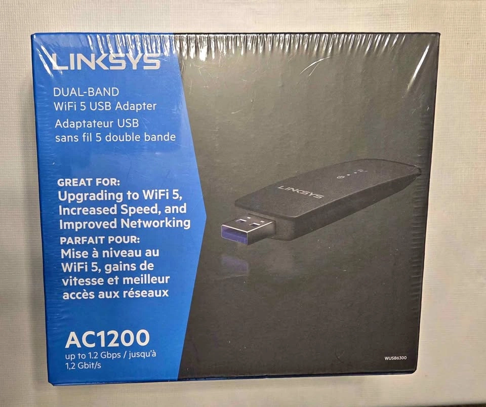 Linksys AC1200 WiFi USB Adapter WUSB6300