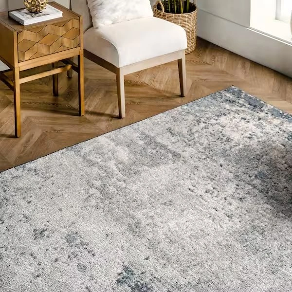 Grey and Blue Area Rug - photo 3