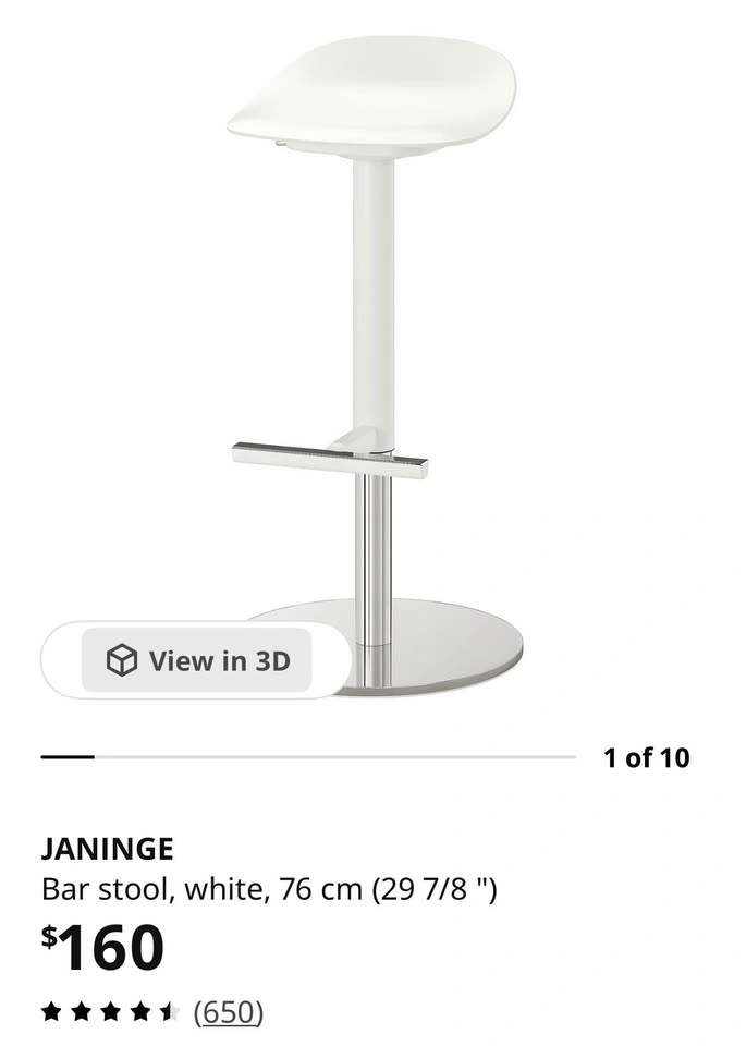 IKEA JANINGE Bar stools (2) - photo 3