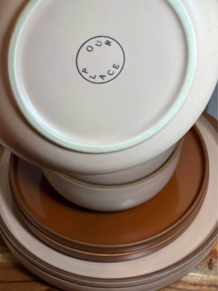 Our Place Ceramic Dinnerware Set (8 Pieces) – Pink & Terracotta - photo 3