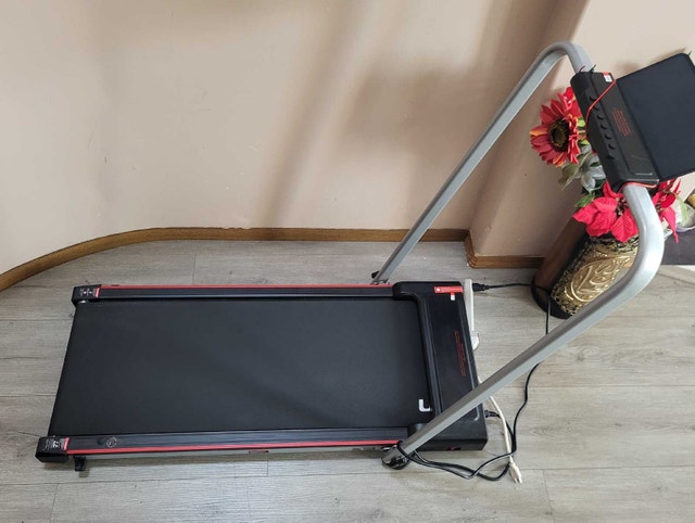 Compact Folding Home Treadmill / Walking Pad w/ Device Stand