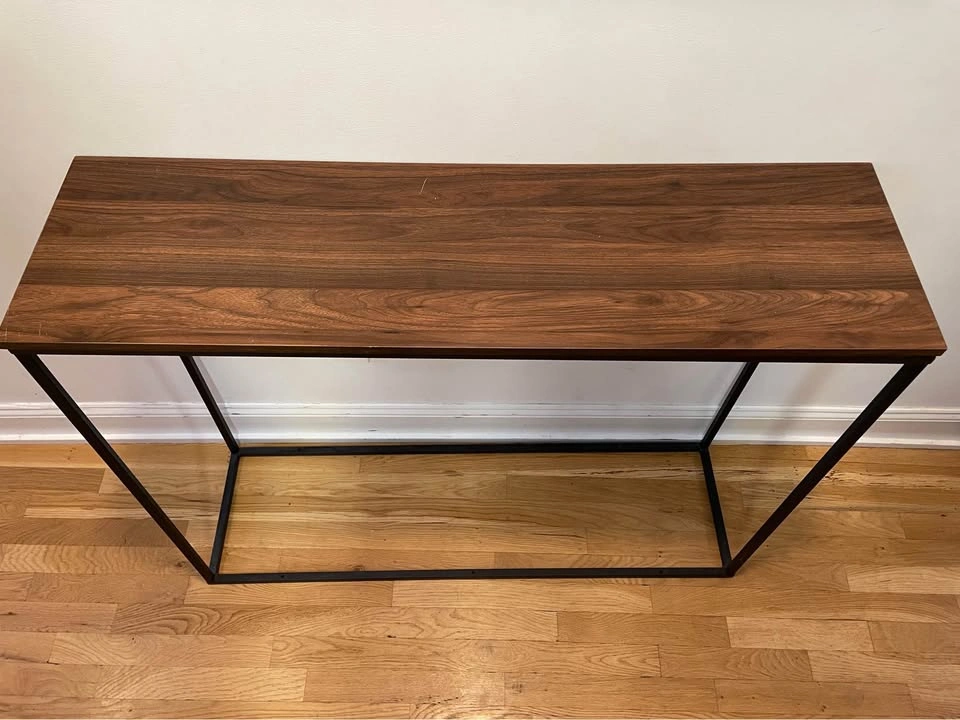 Wood and Metal Console Table - $25/OBO - photo 3