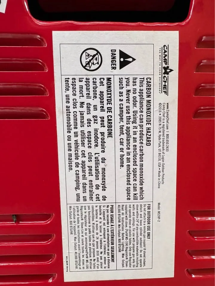 Camp Chef Everest camping stove and bonus items - photo 3