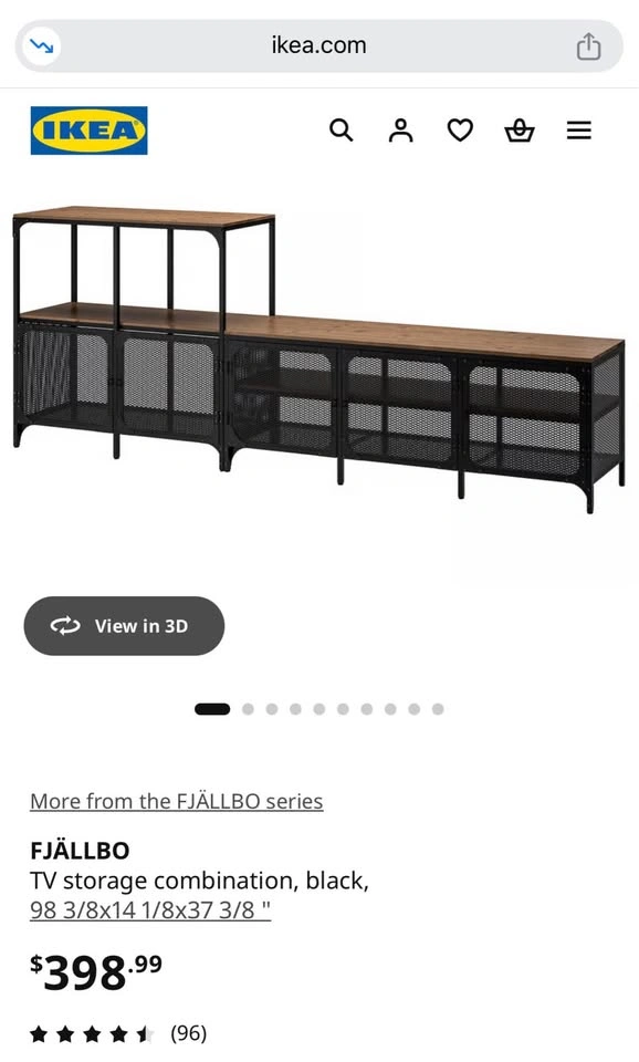 TV Storage Shelf Unit