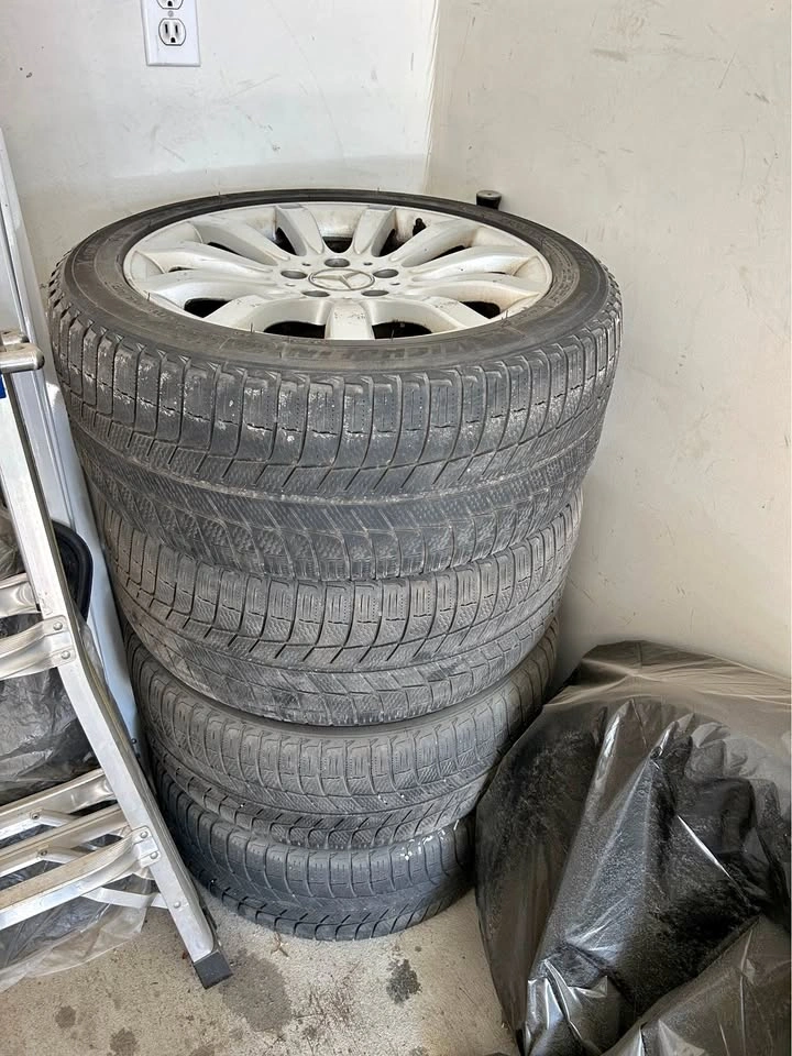 Mercedes Rims with 235/45R17 Michelin Tires