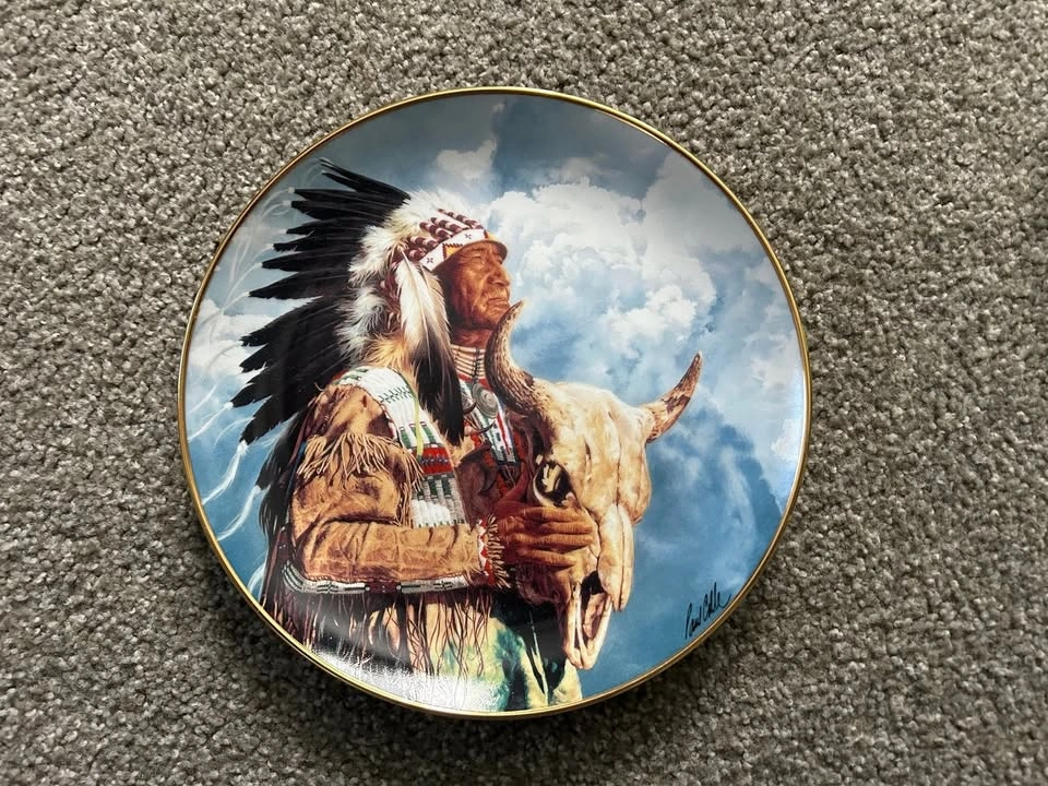 Franklin Mint “Hear Me Great Spirit” Native American Collector P