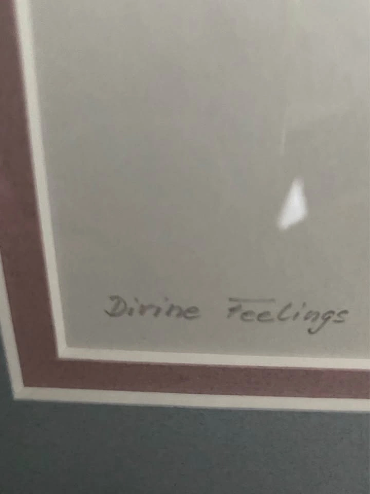 Sibylle H. Rett "Divine Feelings" Artist Proof Print 45/90 - photo 3