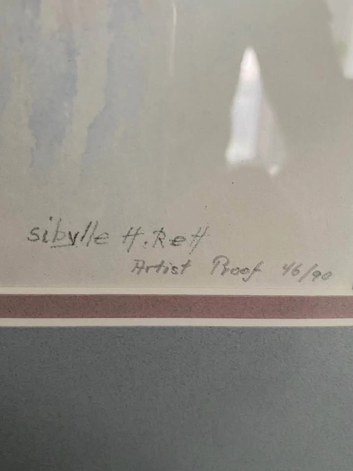 Sibylle H. Rett "Divine Feelings" Artist Proof Print 45/90 - photo 4