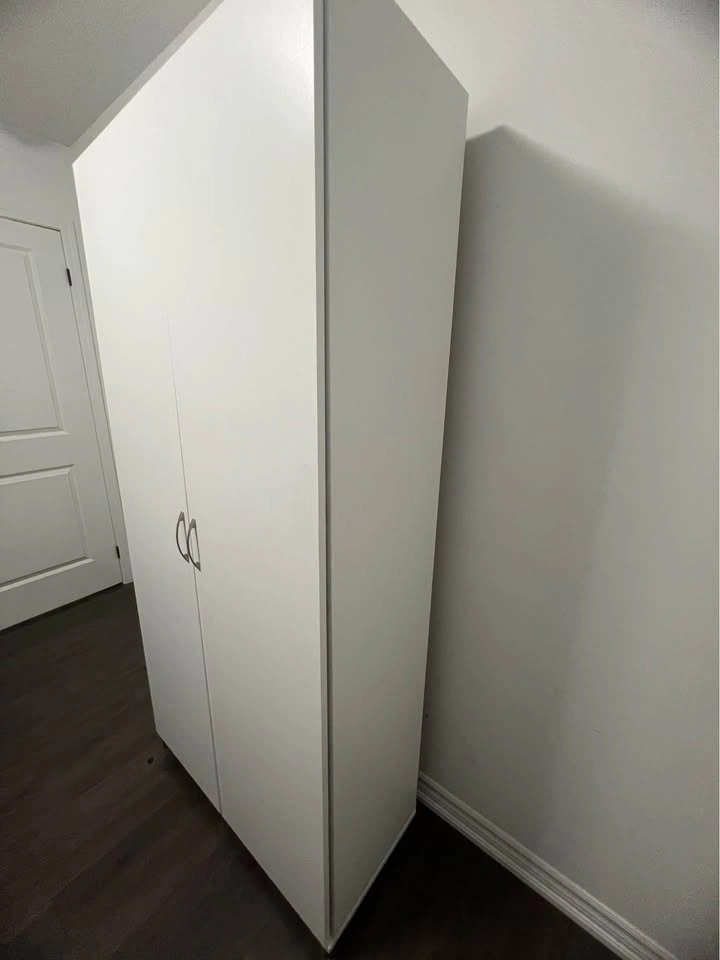2-Door Storage white Cabinet - photo 3