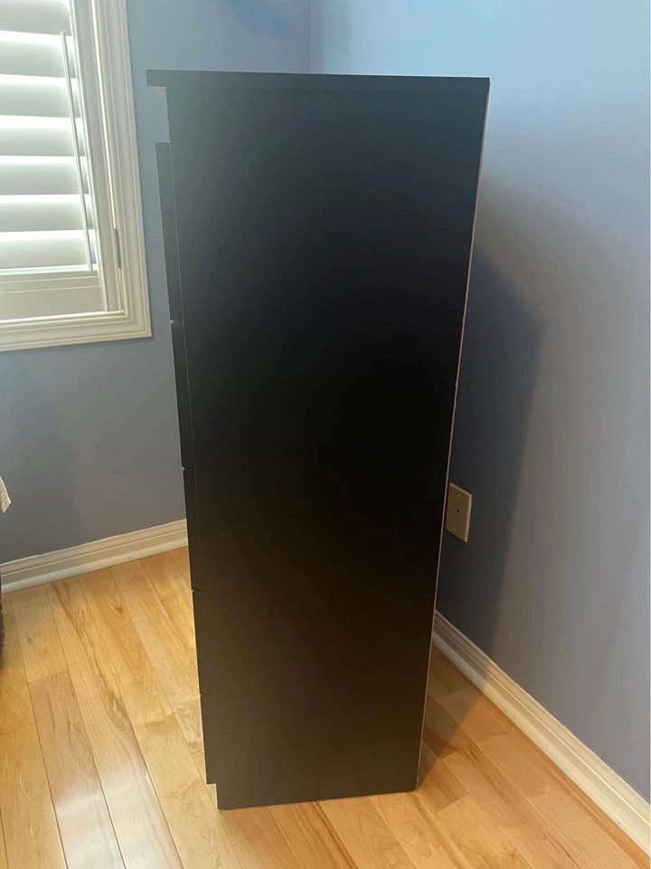 5-Drawer Dresser / Chest of Drawers (Black) - photo 3