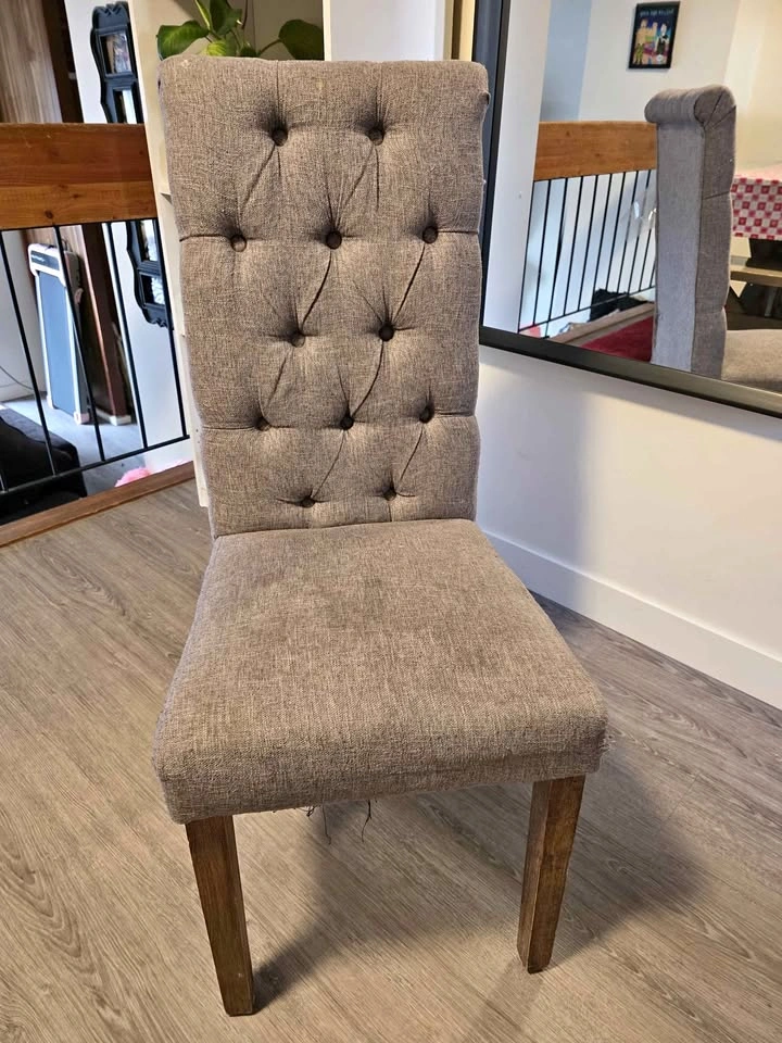 6 Fabric Kitchen Chairs