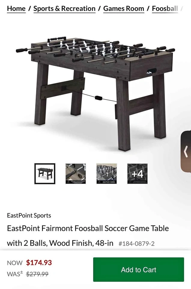Brand New Foosball Table