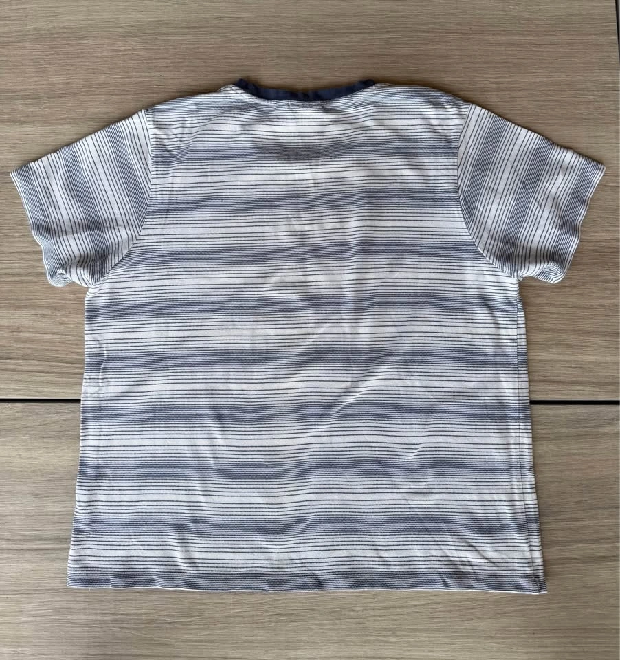 Frank And Oak Organic Cotton Striped T-Shirt Men’s Blue White - - photo 4