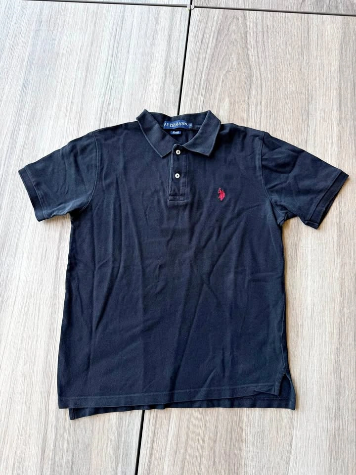 U.S. Polo Assn. Men’s Black Polo Shirt - Size Medium