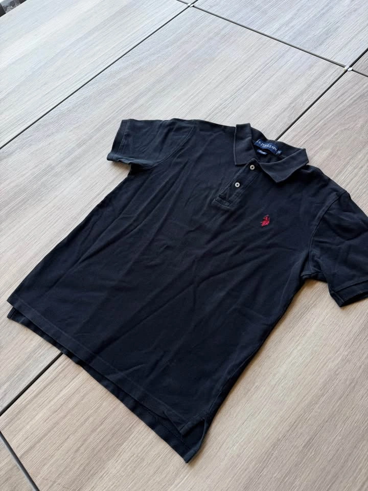 U.S. Polo Assn. Men’s Black Polo Shirt - Size Medium - photo 2