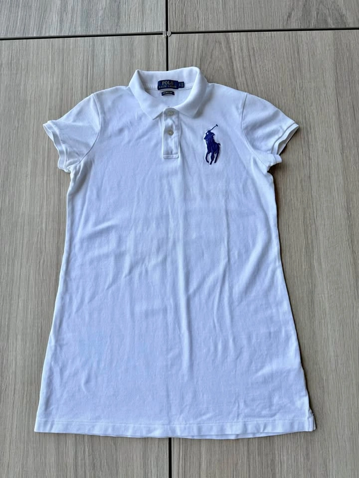 Polo Ralph Lauren Women’s White Big Pony Mesh Dress Shirt - Size