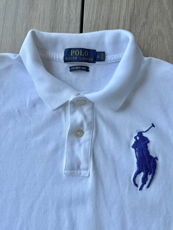 Polo Ralph Lauren Women’s White Big Pony Mesh Dress Shirt - Size - photo 2