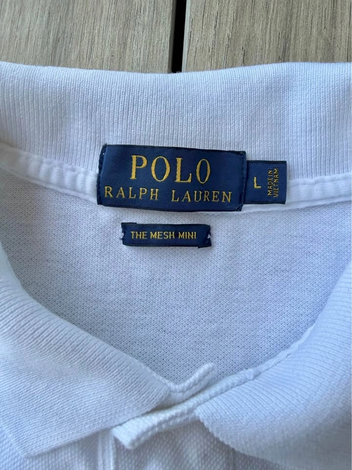 Polo Ralph Lauren Women’s White Big Pony Mesh Dress Shirt - Size - photo 3